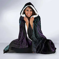 Suicide Awareness Memorial Hooded Blanket I Wear Purple and Teal For Someone I Miss LT14 - Polynesian Pride