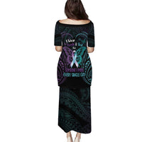 Suicide Awareness Memorial Puletasi I Wear Purple and Teal For Someone I Miss LT14 - Polynesian Pride