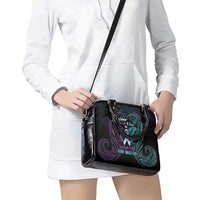 Suicide Awareness Memorial Shoulder Handbag I Wear Purple and Teal For Someone I Miss LT14 - Polynesian Pride