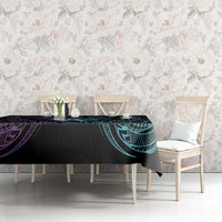 Suicide Awareness Memorial Tablecloth I Wear Purple and Teal For Someone I Miss - Polynesian Pride