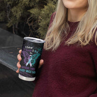 Suicide Awareness Memorial Tumbler Cup I Wear Purple and Teal For Someone I Miss LT14 - Polynesian Pride