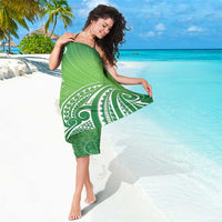 Polynesia Depression Awareness Sarong Sunflower Green Ribbons Polynesian Tattoo