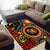 Celebrating 50 Years Papua New Guinea Area Rug Aboriginal Mix Papuan Pattern - Polynesian Pride