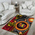 Celebrating 50 Years Papua New Guinea Area Rug Aboriginal Mix Papuan Pattern - Polynesian Pride