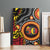 Celebrating 50 Years Papua New Guinea Canvas Wall Art Aboriginal Mix Papuan Pattern - Polynesian Pride