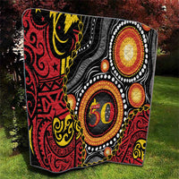 Celebrating 50 Years Papua New Guinea Quilt Aboriginal Mix Papuan Pattern LT14 - Polynesian Pride