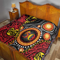 Celebrating 50 Years Papua New Guinea Quilt Aboriginal Mix Papuan Pattern LT14 - Polynesian Pride