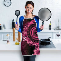 Vanuatu Apron Hibisus Polynesian Pattern Pink - Polynesian Pride