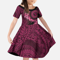 Vanuatu Family Matching Puletasi and Hawaiian Shirt Hibisus Polynesian Pattern Pink - Polynesian Pride