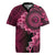 Vanuatu Rugby Jersey Hibisus Polynesian Pattern Pink - Polynesian Pride