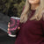 Vanuatu Tumbler Cup Hibisus Polynesian Pattern Pink - Polynesian Pride