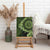 Vanuatu Canvas Wall Art Hibisus Polynesian Pattern Green - Polynesian Pride