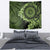 Vanuatu Tapestry Hibisus Polynesian Pattern Green - Polynesian Pride