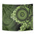 Vanuatu Tapestry Hibisus Polynesian Pattern Green - Polynesian Pride