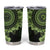 Vanuatu Tumbler Cup Hibisus Polynesian Pattern Green - Polynesian Pride