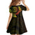 Vanuatu Kid Short Sleeve Dress Hibisus Polynesian Pattern Reggae - Polynesian Pride