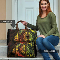Vanuatu Travel Bag Hibisus Polynesian Pattern Reggae - Polynesian Pride