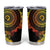 Vanuatu Tumbler Cup Hibisus Polynesian Pattern Reggae - Polynesian Pride