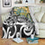 New Zealand Australia Rugby Blanket Wallabies Aboriginal All Black Maori Tiki Together - Polynesian Pride