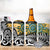 New Zealand Australia Rugby 4 in 1 Can Cooler Tumbler Wallabies Aboriginal All Black Maori Tiki Together - Polynesian Pride