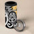 New Zealand Australia Rugby 4 in 1 Can Cooler Tumbler Wallabies Aboriginal All Black Maori Tiki Together - Polynesian Pride