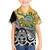 New Zealand Australia Rugby Custom Kid Hawaiian Shirt Wallabies Aboriginal All Black Maori Tiki Together - Polynesian Pride