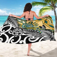 New Zealand Australia Rugby Sarong Wallabies Aboriginal All Black Maori Tiki Together LT14 - Polynesian Pride