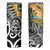 New Zealand Australia Rugby Skinny Tumbler Wallabies Aboriginal All Black Maori Tiki Together - Polynesian Pride