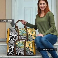 New Zealand Australia Rugby Travel Bag Wallabies Aboriginal All Black Maori Tiki Together LT14 - Polynesian Pride