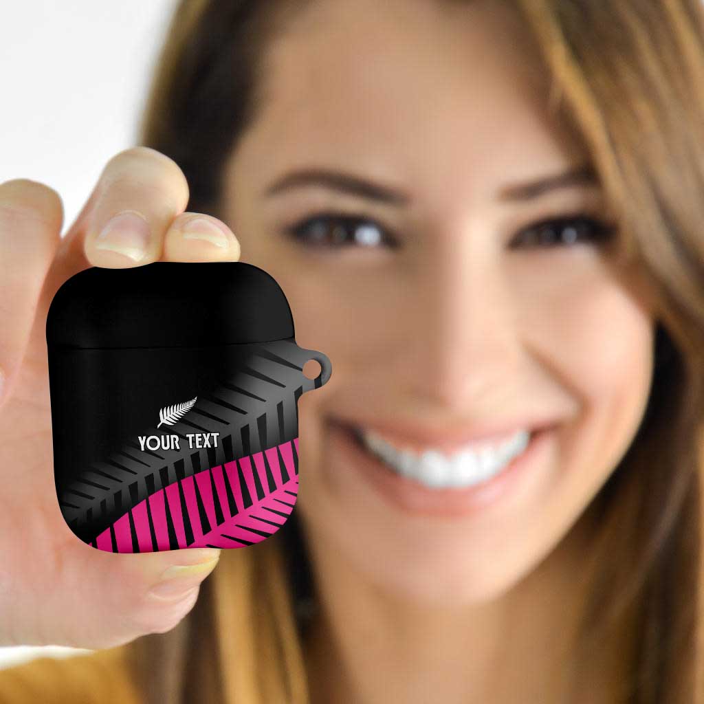 New Zealand Silver Fern Rugby Custom AirPods Case 2025 All Black Go Champions - Polynesian Pride