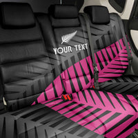 New Zealand Silver Fern Rugby Custom Back Car Seat Cover 2025 All Black Go Champions LT14 - Polynesian Pride