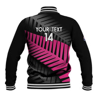 New Zealand Silver Fern Rugby Custom Baseball Jacket 2025 All Black Go Champions - Polynesian Pride