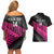 New Zealand Silver Fern Rugby Custom Couples Matching Off Shoulder Short Dress and Hawaiian Shirt 2025 All Black Go Champions - Polynesian Pride