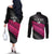 New Zealand Silver Fern Rugby Custom Couples Matching Off The Shoulder Long Sleeve Dress and Long Sleeve Button Shirt 2025 All Black Go Champions - Polynesian Pride