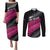 New Zealand Silver Fern Rugby Custom Couples Matching Puletasi and Long Sleeve Button Shirt 2025 All Black Go Champions - Polynesian Pride