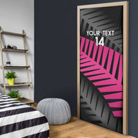 New Zealand Silver Fern Rugby Custom Door Cover 2025 All Black Go Champions LT14 - Polynesian Pride