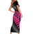 New Zealand Silver Fern Rugby Custom Family Matching Short Sleeve Bodycon Dress and Hawaiian Shirt 2025 All Black Go Champions - Polynesian Pride