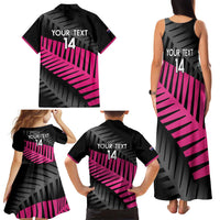 New Zealand Silver Fern Rugby Custom Family Matching Tank Maxi Dress and Hawaiian Shirt 2025 All Black Go Champions LT14 - Polynesian Pride