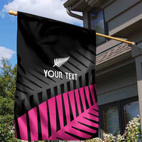 New Zealand Silver Fern Rugby Custom Garden Flag 2025 All Black Go Champions LT14 - Polynesian Pride