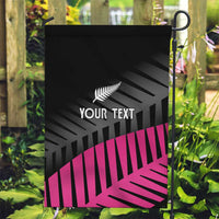 New Zealand Silver Fern Rugby Custom Garden Flag 2025 All Black Go Champions LT14 Garden Flag Black - Polynesian Pride