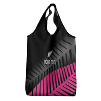 New Zealand Silver Fern Rugby Custom Grocery Bag 2025 All Black Go Champions LT14 - Polynesian Pride
