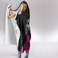 New Zealand Silver Fern Rugby Custom Hooded Blanket 2025 All Black Go Champions LT14 - Polynesian Pride