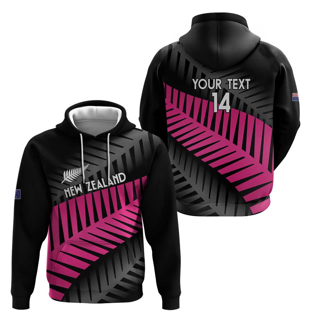 New Zealand Silver Fern Rugby Custom Hoodie 2025 All Black Go Champions LT14 - Polynesian Pride