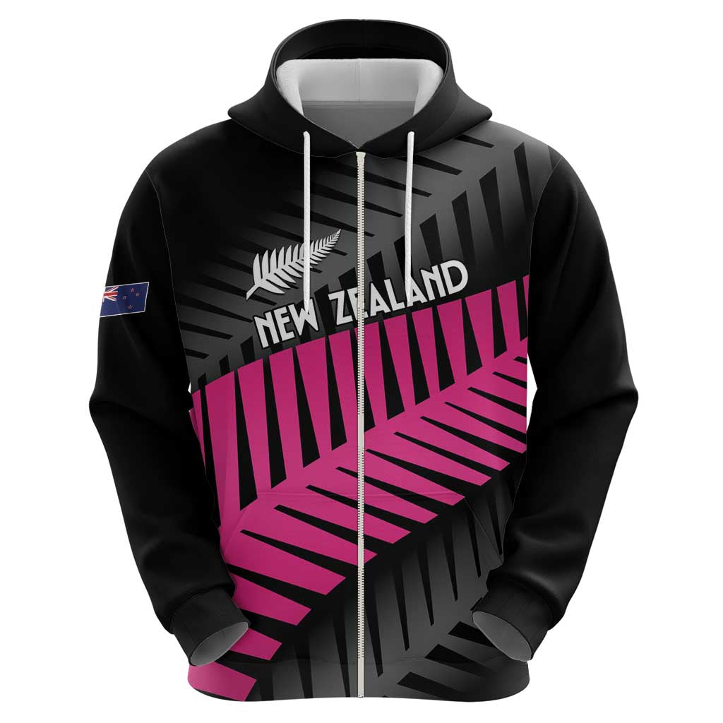 New Zealand Silver Fern Rugby Custom Hoodie 2025 All Black Go Champions LT14 - Polynesian Pride