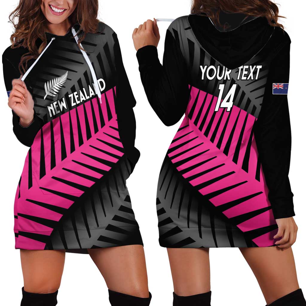 New Zealand Silver Fern Rugby Custom Hoodie Dress 2025 All Black Go Champions LT14 - Polynesian Pride