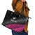 New Zealand Silver Fern Rugby Custom Leather Tote Bag 2025 All Black Go Champions - Polynesian Pride