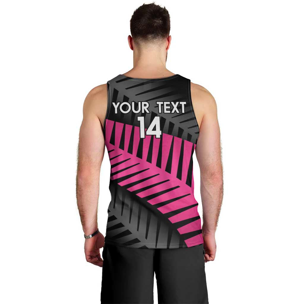 New Zealand Silver Fern Rugby Custom Men Tank Top 2025 All Black Go Champions LT14 - Polynesian Pride