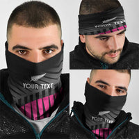New Zealand Silver Fern Rugby Custom Neck Gaiter 2025 All Black Go Champions LT14 - Polynesian Pride