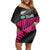 New Zealand Silver Fern Rugby Custom Off Shoulder Short Dress 2025 All Black Go Champions - Polynesian Pride