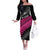 New Zealand Silver Fern Rugby Custom Off The Shoulder Long Sleeve Dress 2025 All Black Go Champions - Polynesian Pride